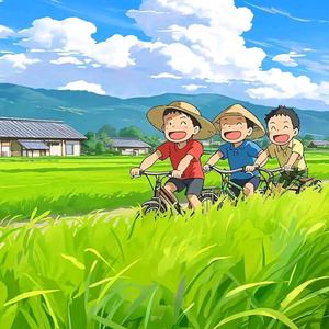 于山间静听蝉鸣之客