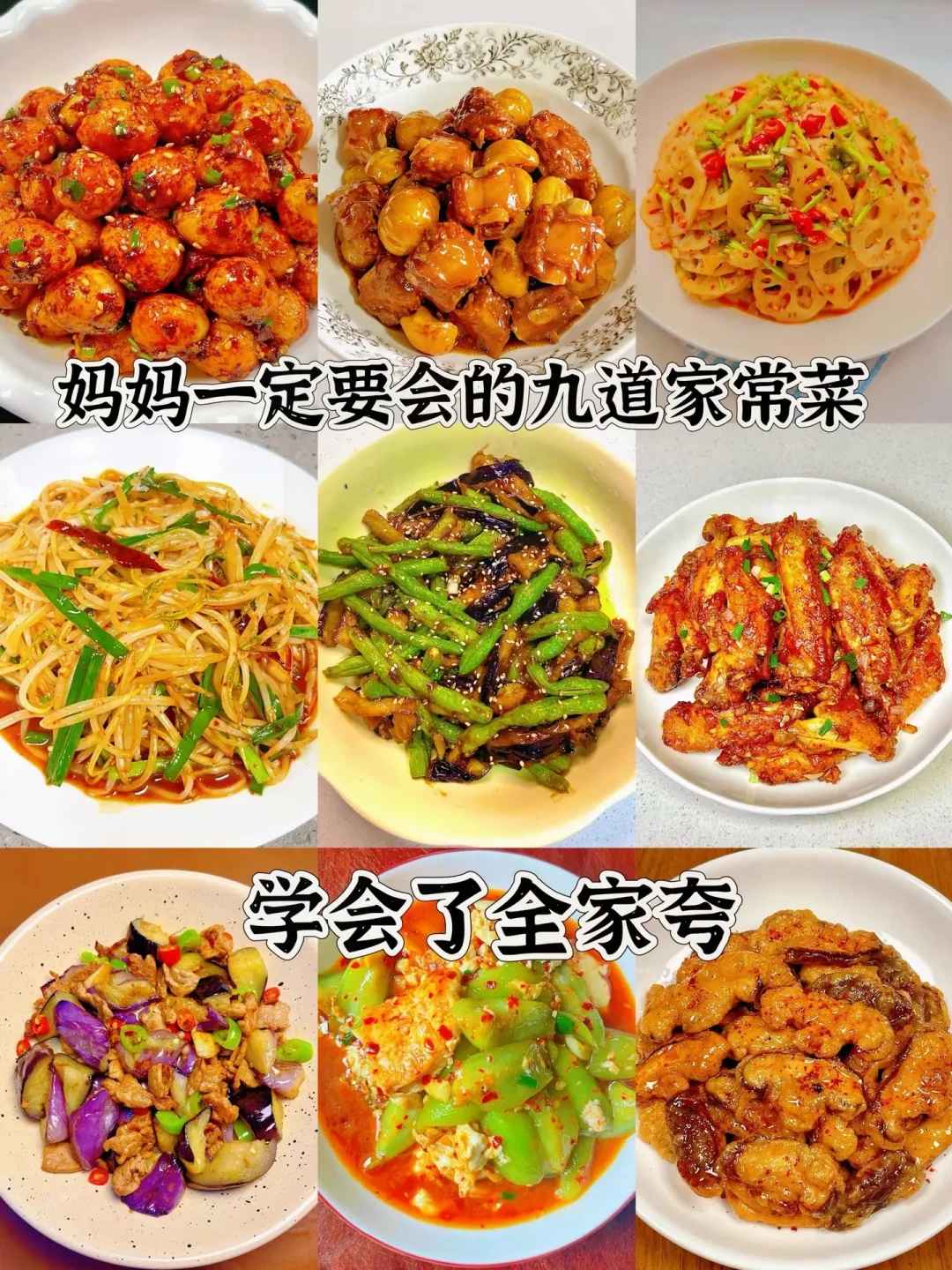妈妈一定要会的九道家常菜