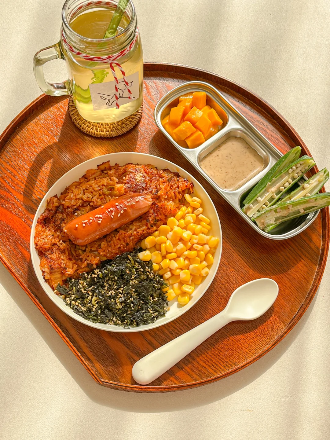 一人食P.O泡菜炒饭｜吃得好一点 漂亮一点