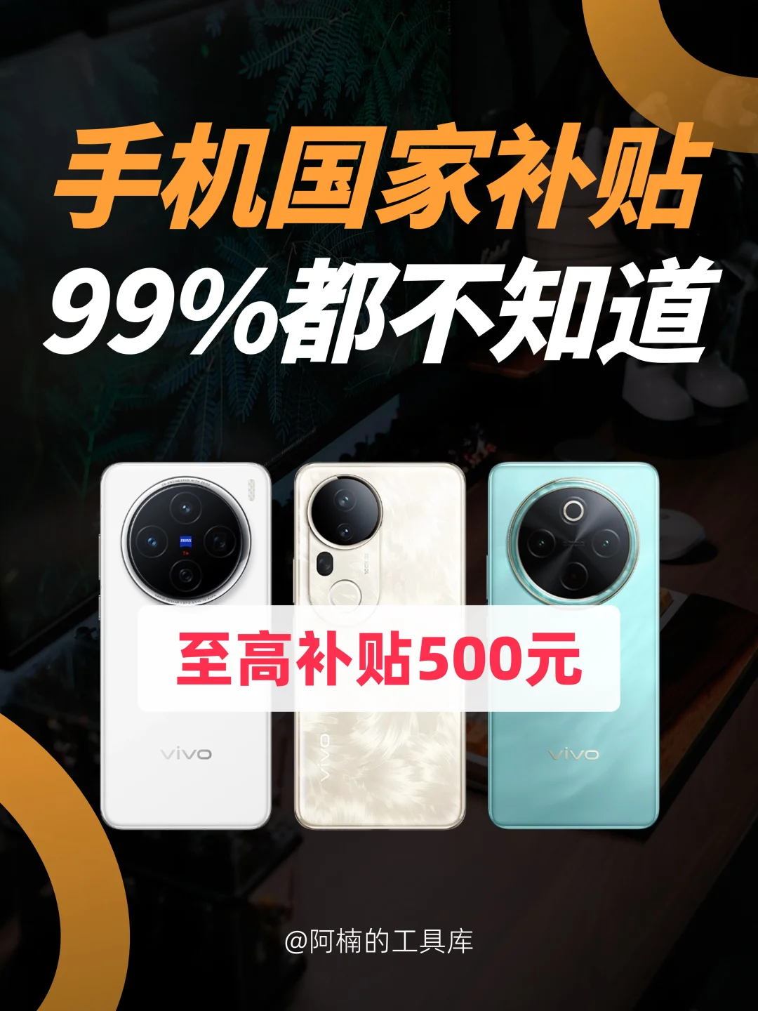 2025手机国家补贴来了！线上买vivo巨划算！