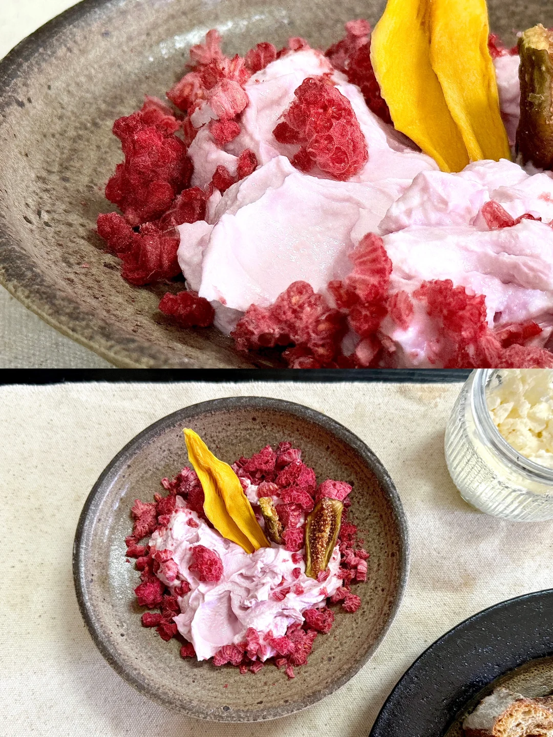 夏日早餐🥣｜花青素拉满🍓干净简单的食物🥣
