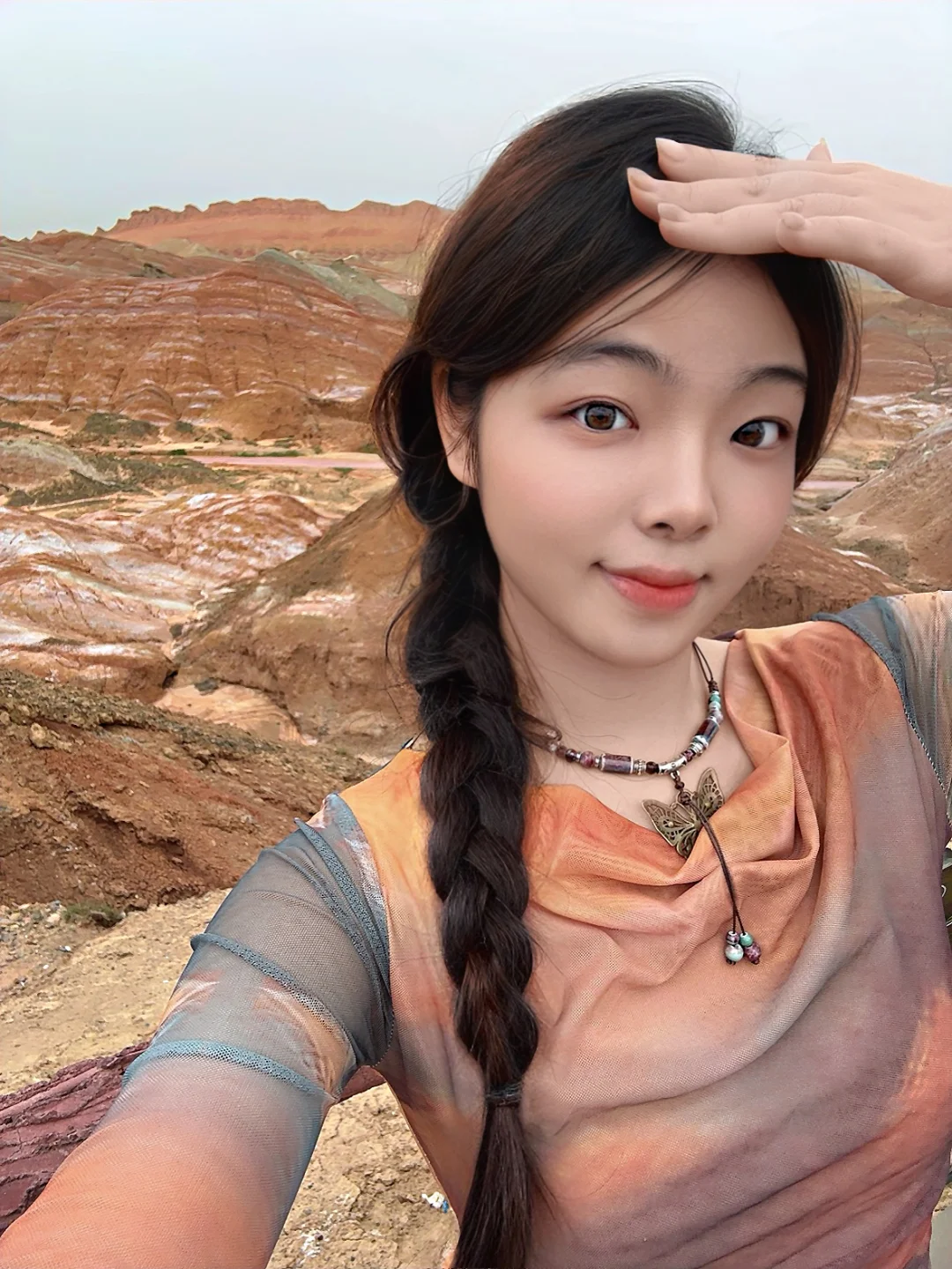终于见到地理书中的丹霞地貌🫱🏻