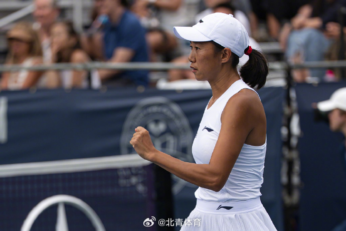 【中国金花张帅连赢10局，零封前法网冠军，晋级WTA1000多伦多站3...