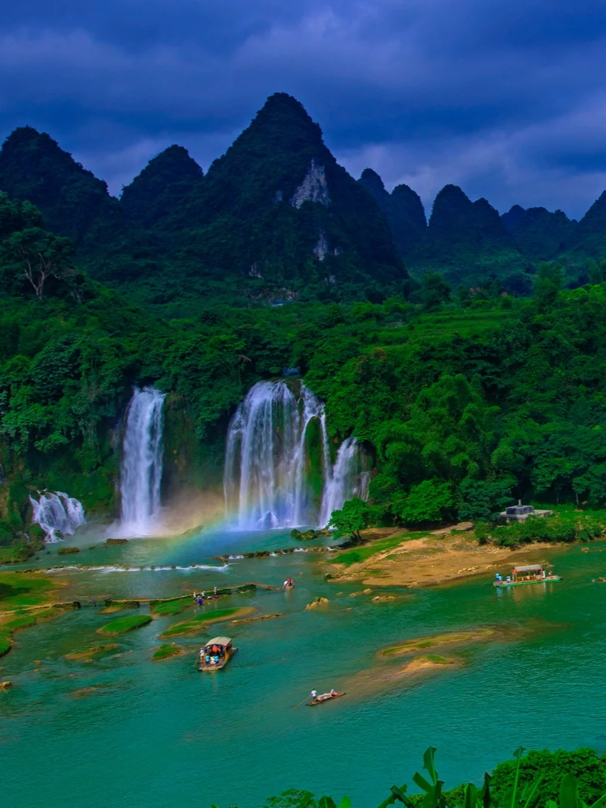 德天瀑布春季限定攻略｜绿野仙踪+瀑布