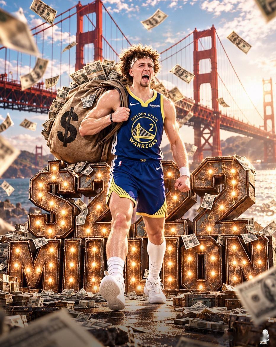 勇士这波操作太精了！波杰姆斯基5年1.1亿续约背后藏着一盘大棋

ESPN名记Shams Charania爆出猛料——波杰姆斯基跟勇士达成5年1.1亿美元提前续约，合同全额保障。说实话，看到这个数字第一反应是：勇士管理层这脑子确实好使。

先看结构。合同从2027-28赛季生效，起薪1890万，然后