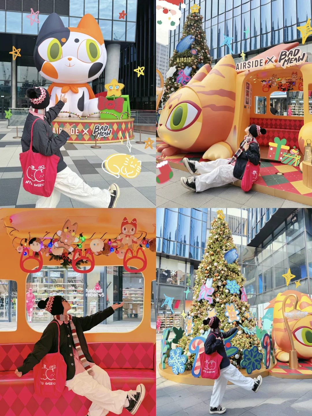香港🇭🇰 BADMEAW圣诞喵乐园真的太出片了！