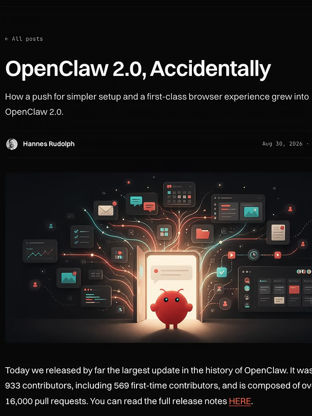 OpenClaw 2.0 重磅更新