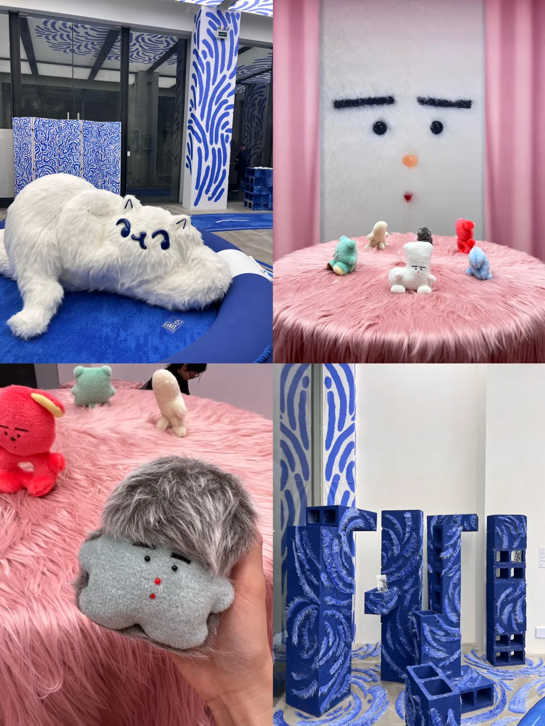 上海5m之内看了两个爆可爱的小展🐈🧦