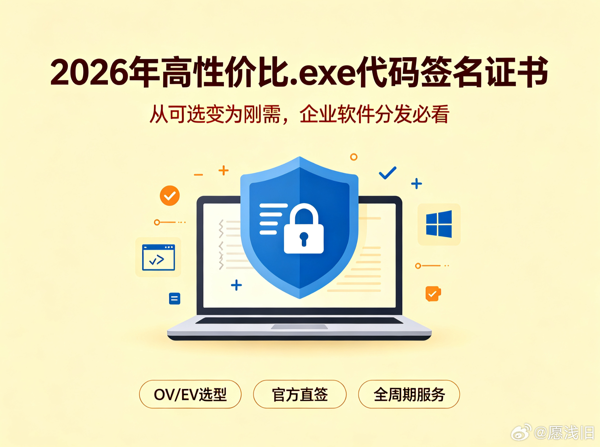 2026年性价高的 .exe代码签名证书
在软件安全形势日趋严峻的2026年，exe代码签名证书已从"可选项"变为软件分发的"必选项"。微软明确规定，所有通过非应用商店渠道分发的.exe、.msi、.dll等可执行文件，必须使用受信任CA机构颁发的代码签名证书进行数字签名，否则将在用户端触发SmartScreen安全拦截，超 ​