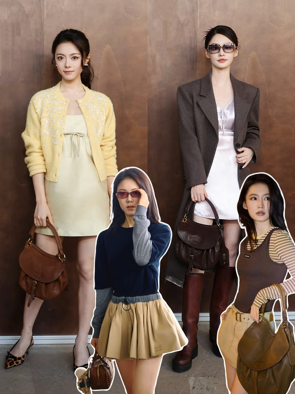 赵今麦、李沁看Miu Miu秀！利落鲜活的缪女郎