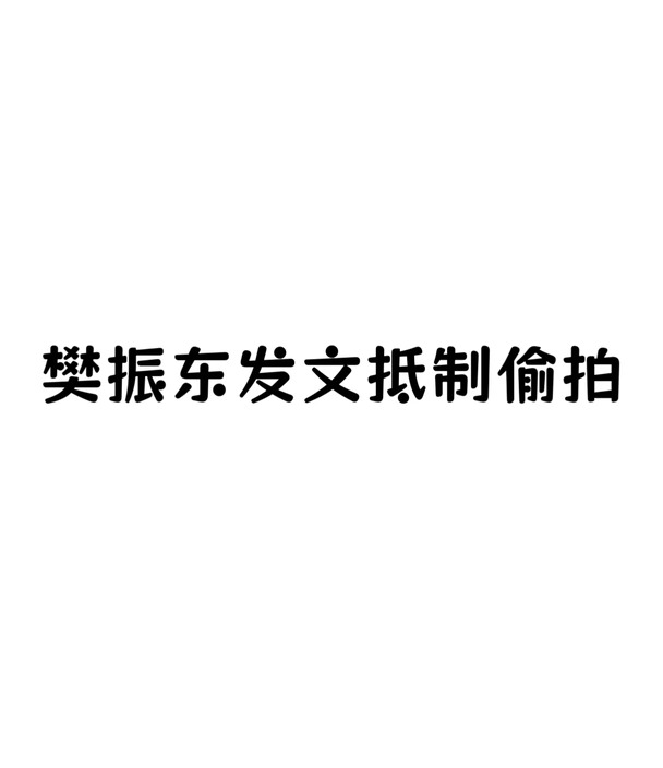 樊振东发文抵制偷拍