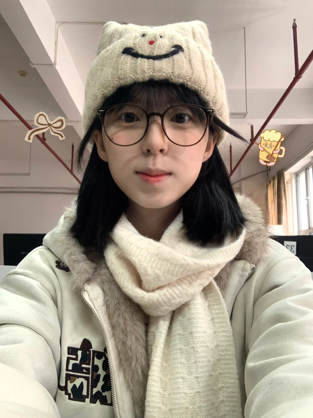 今天是毛绒小猫