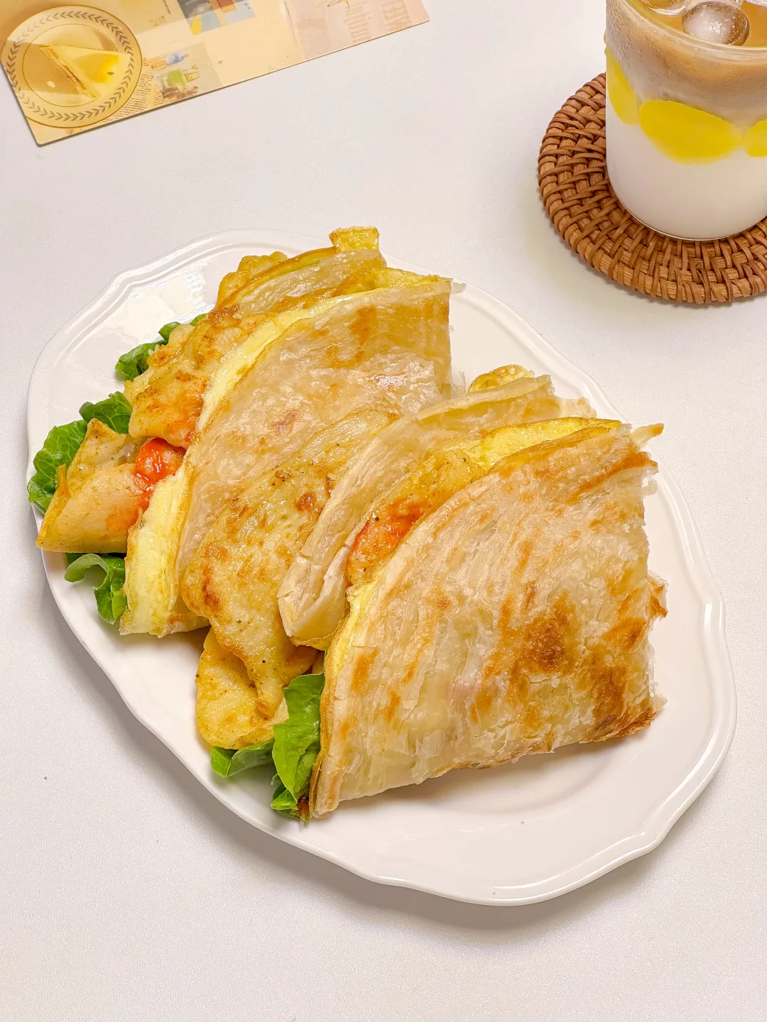 5分钟快手早餐‼️娃连吃三天的鸡肉卷饼🌯