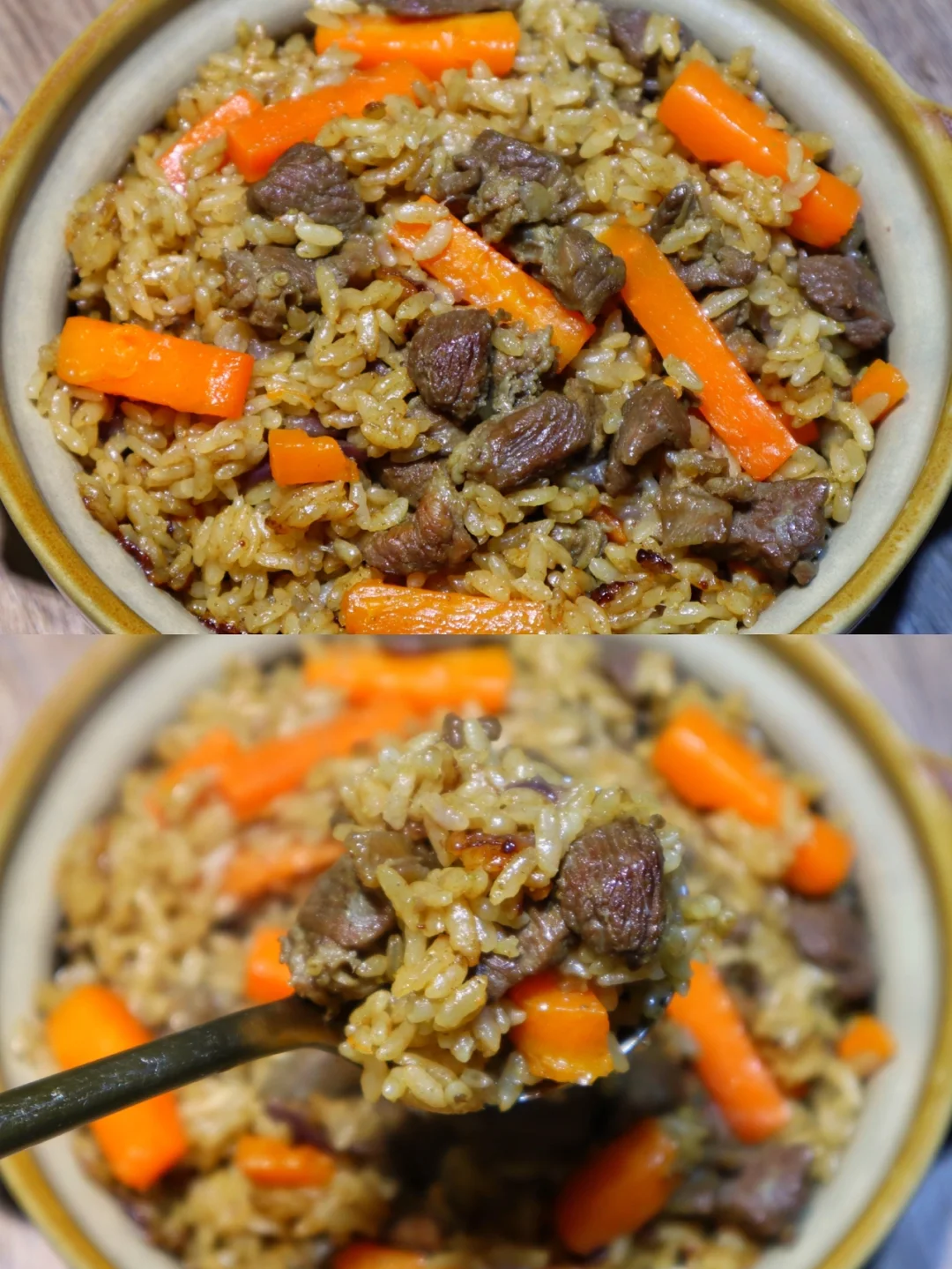 秋冬来一碗手抓羊肉焖饭无敌了❗️简直香炸了