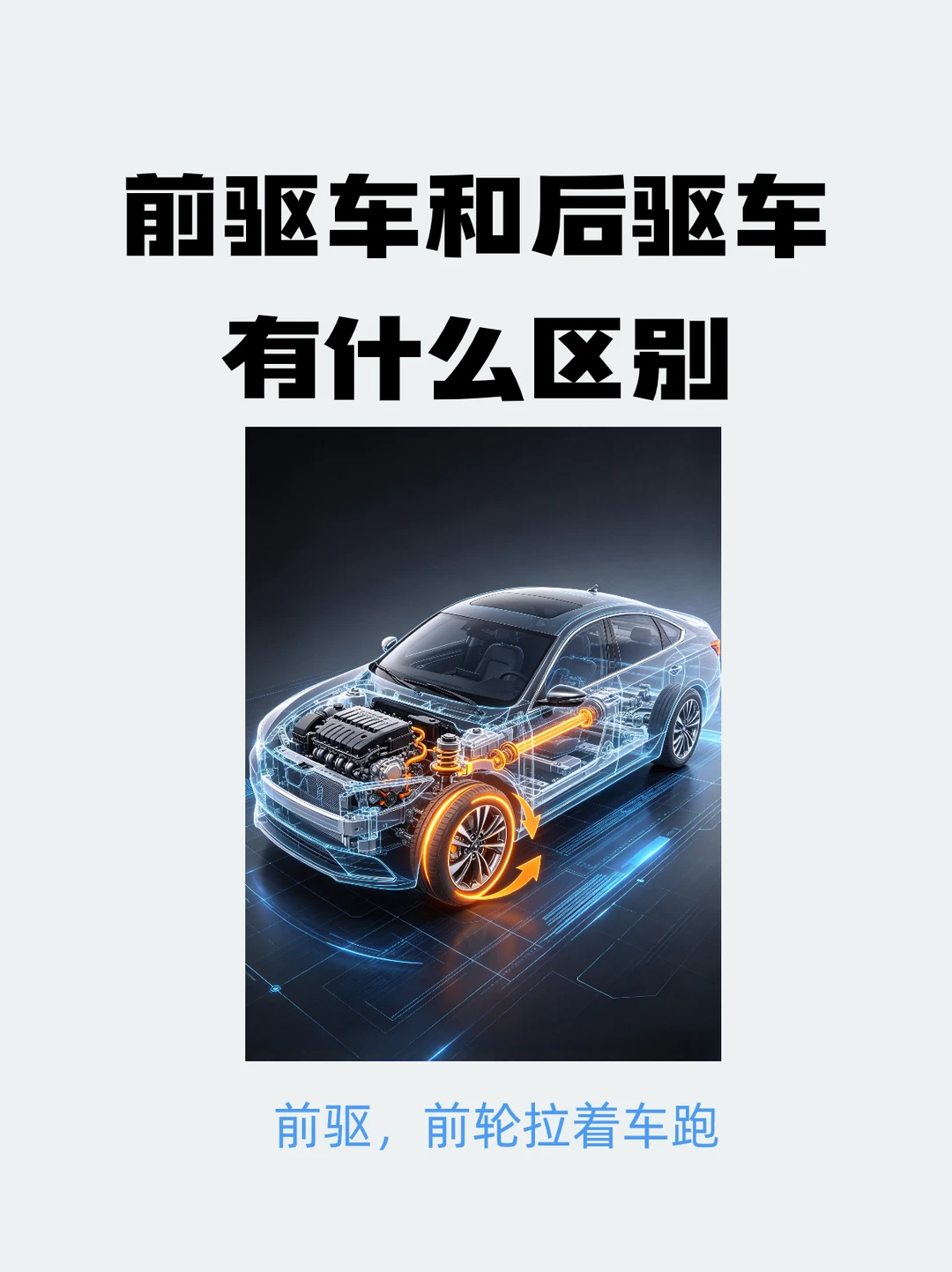前驱车和后驱车有啥区别