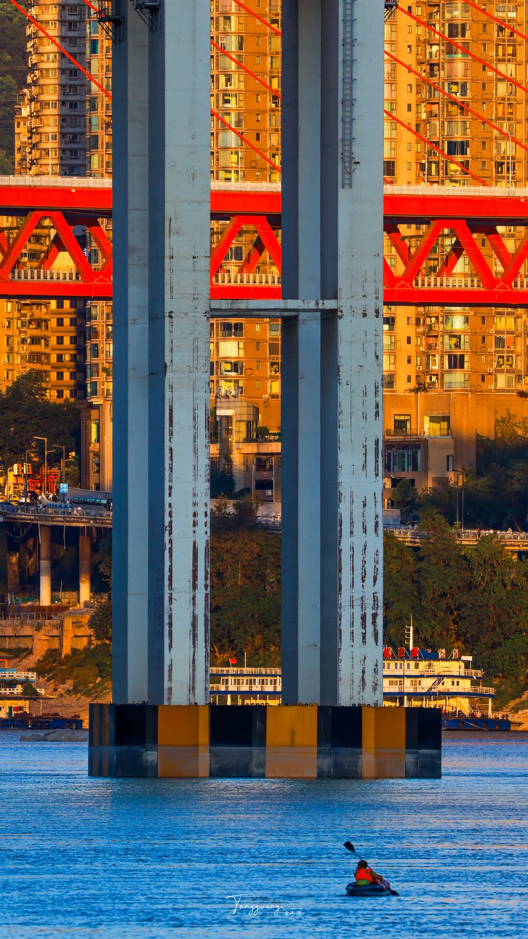 "长安码头，绝美夕阳醉黄昏"🌈‼️