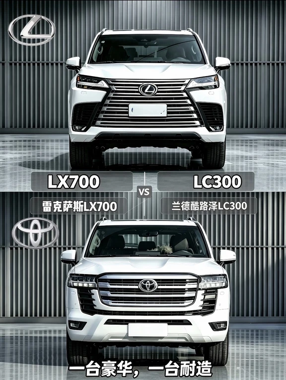 雷克萨斯：LX700🆚LC300