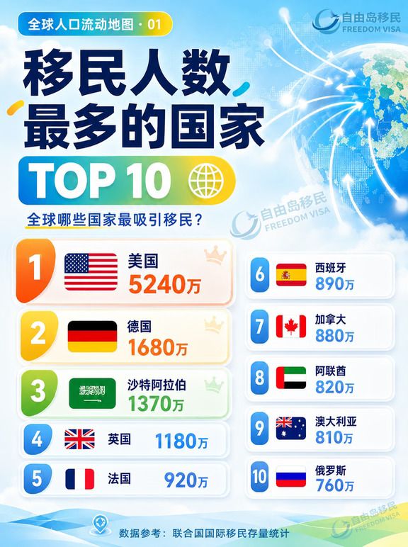 震惊🤯全球移出人口最多的居然是它？！