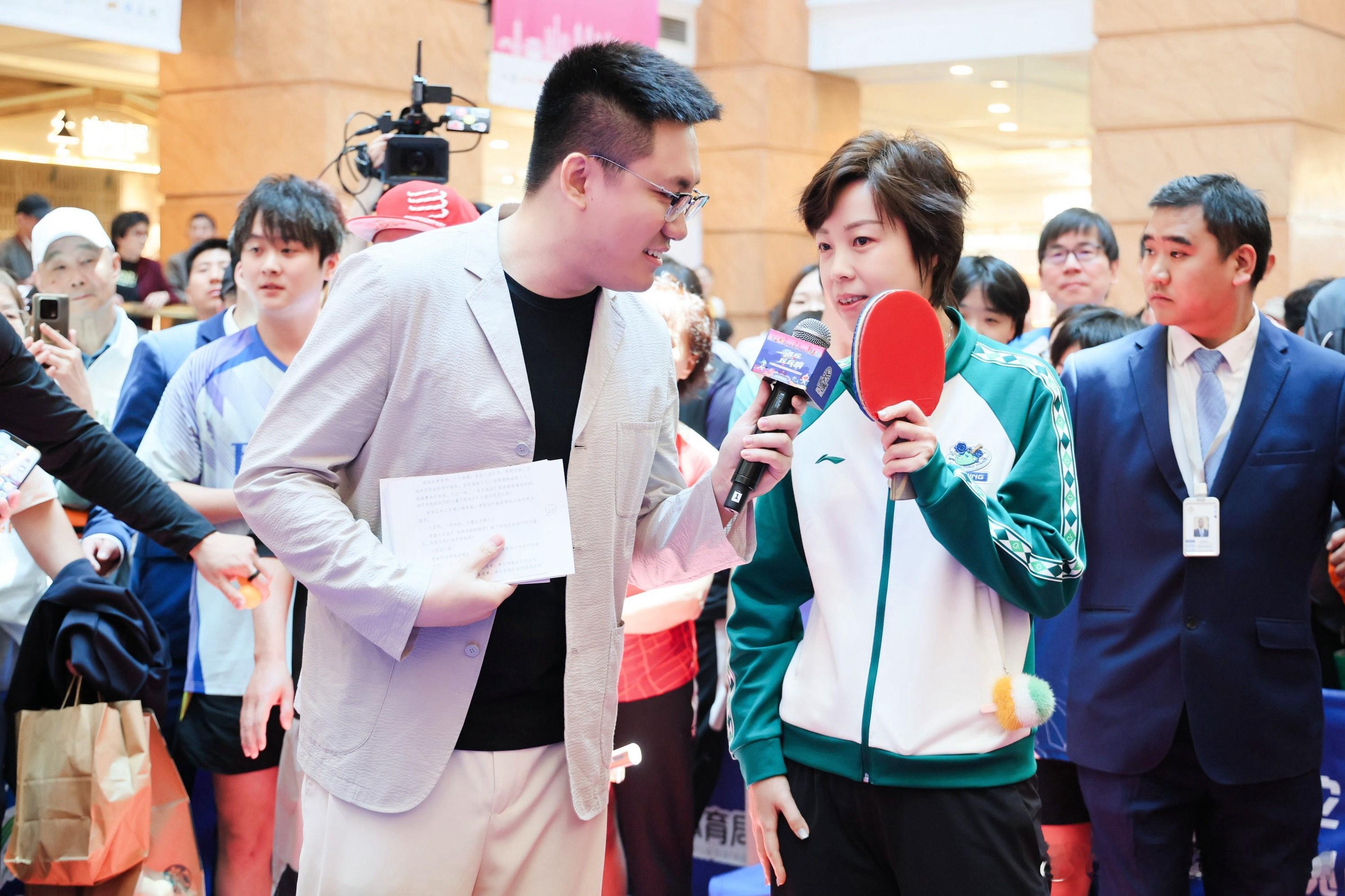 十年后，又一次与“大魔王”张怡宁同框😆🏓 ​​​