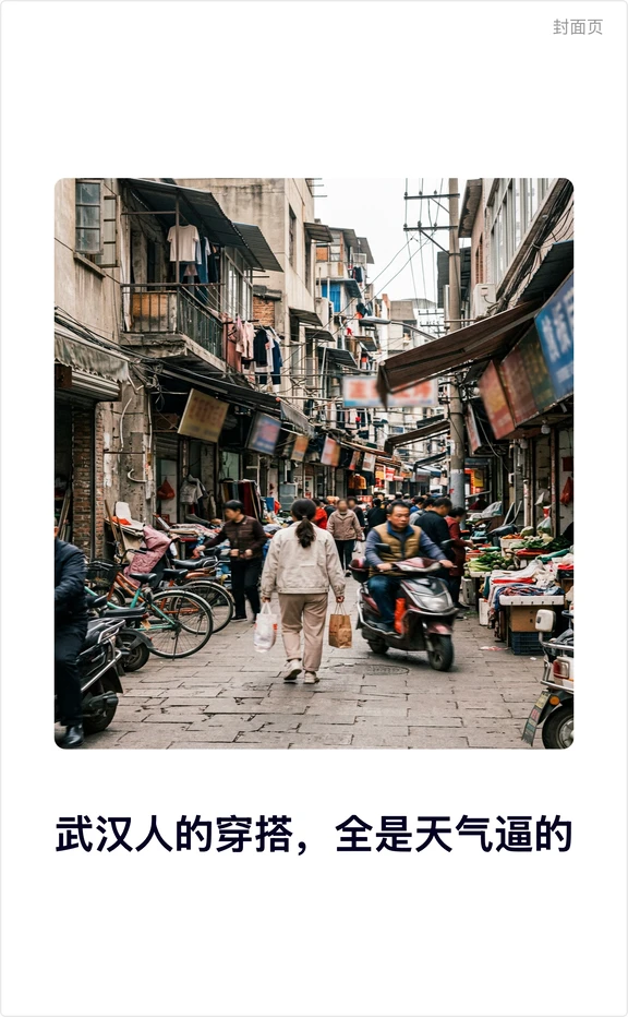 武汉人的穿搭，全是天气逼的