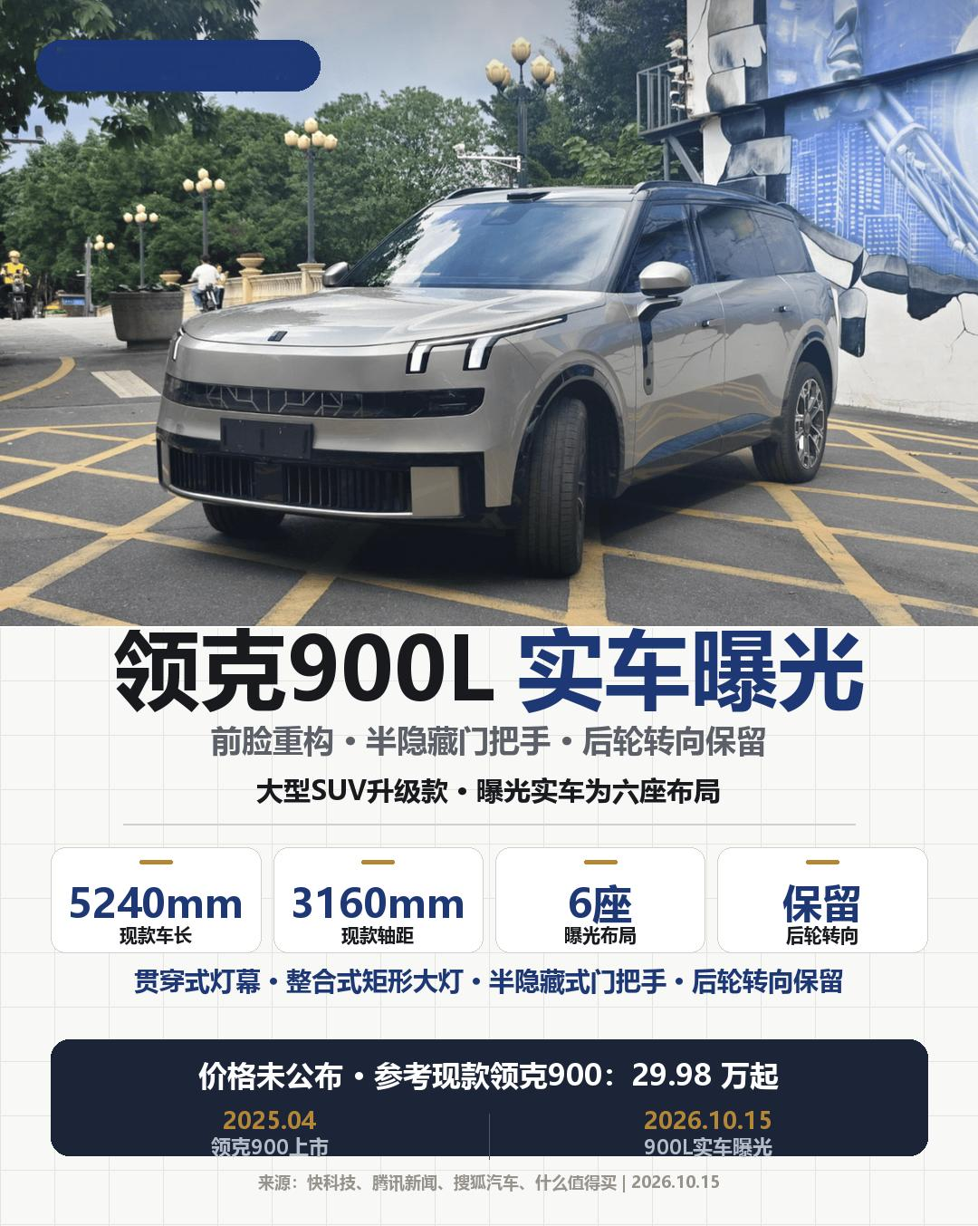 领克旗舰加长版来了，900L实车现身！