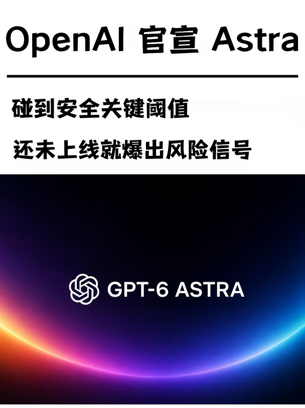 OpenAI官宣Astra，碰到安全关键阀值