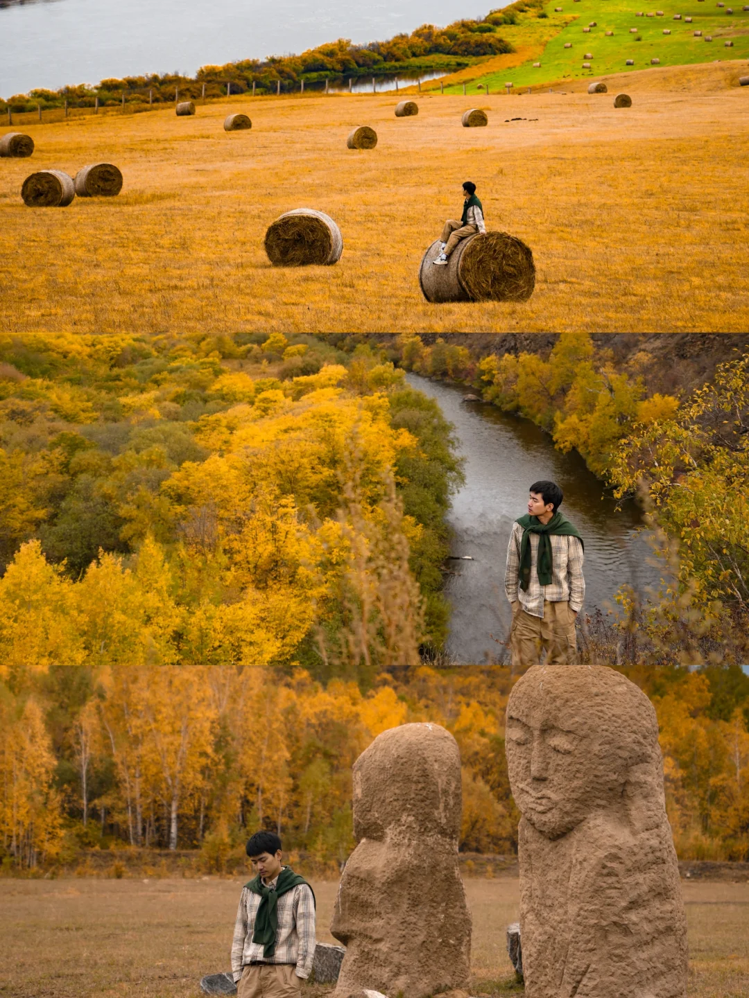 呼伦贝尔的油画风景‼️我看到了秋天的形状