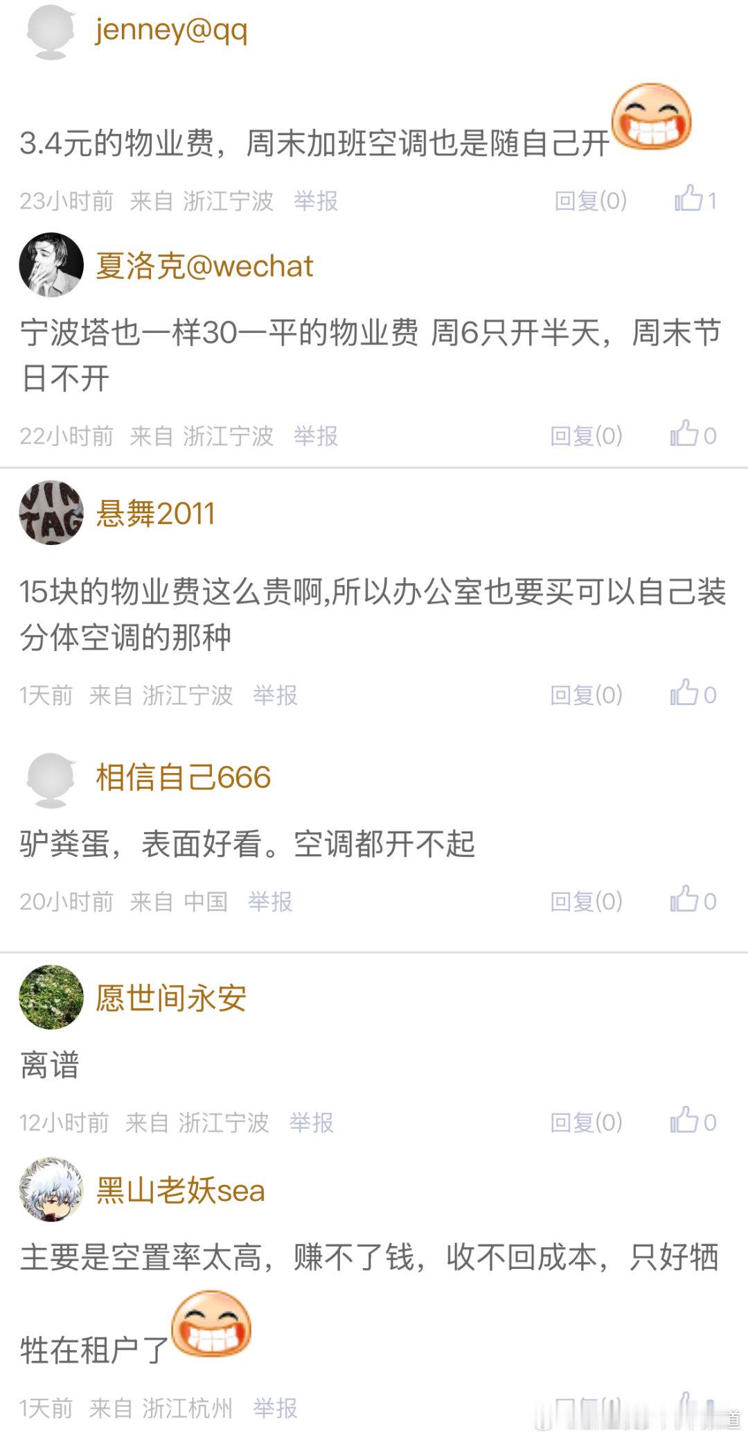 【：物业费15元/㎡，周末空调都不全开！网友一语道破内情：空置率高，难...