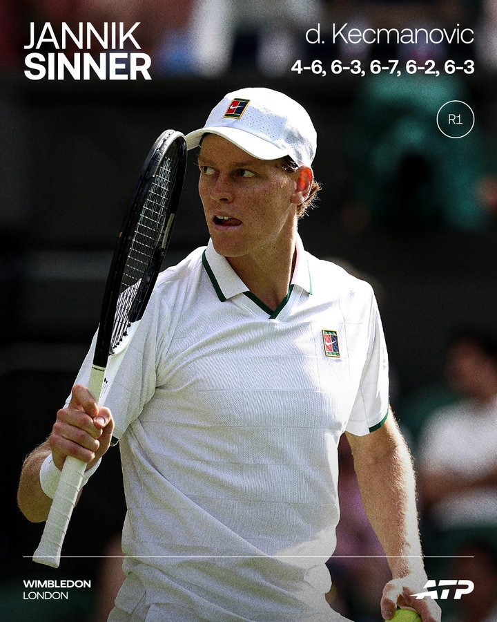 带血大方逆转，两度落后两度扳平，以4-6/6-3/6-7/6-2/6-...