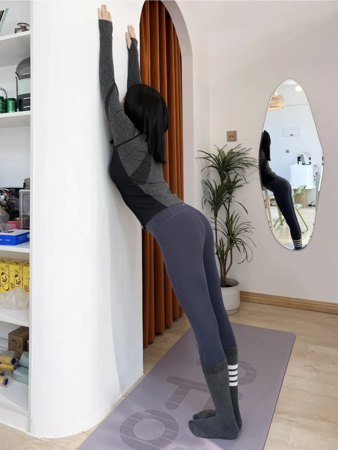 每天掰背!真的会越练越薄!气质提升