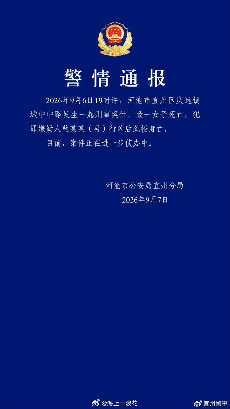 #男子行凶致一女子死亡后跳楼身亡#这种事真的很难评论。不过，悲剧令人痛心。尊重生命，远离暴力。 ​