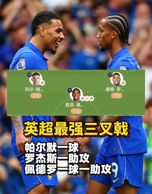 三人造四球！英超最强三叉戟？