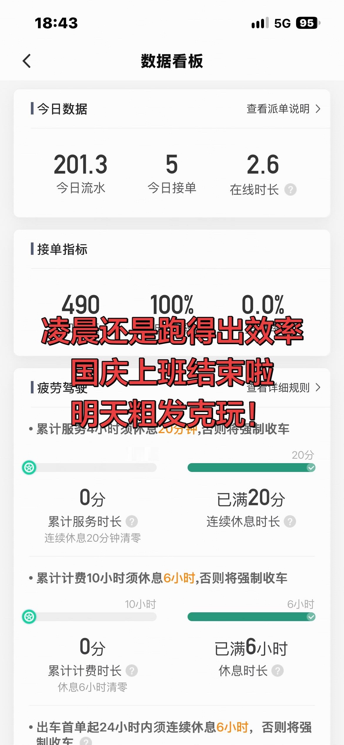 国庆工作时间已用完，明天开始休息时间！
把车子小改一下，轿车变床车！
长途驾驶再也不怕没地方睡了啦！