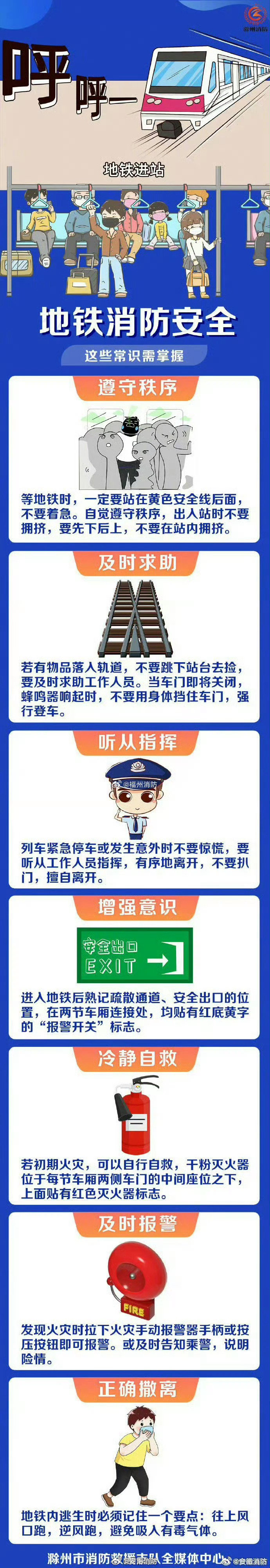 #重庆轻轨出现瞬间的科幻感#【乘坐地铁，这些消防安全知识要牢记！】城市轻轨、地铁大大方便了市民出行，但列车内空间封闭、人员密集，一旦发生事故极易造成严重后果。地铁成为我们通勤最便捷的交通工具，教你如何安全乘坐地铁，平安出行。 ​