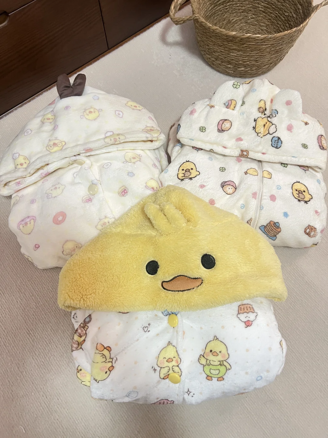 软萌软萌…鼻孔鸡✖️小黄鸭一整套暖到心窝窝