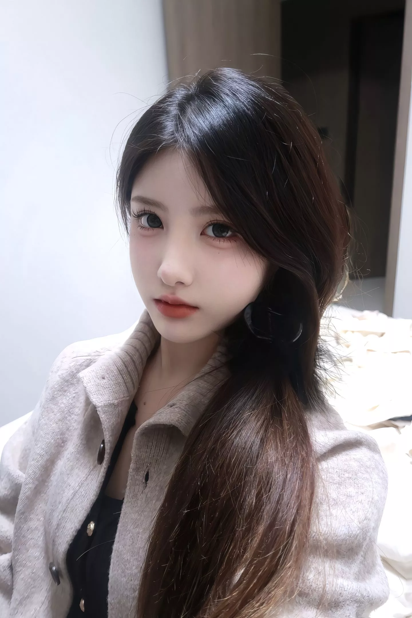 温柔甜美的少女，气质如兰。