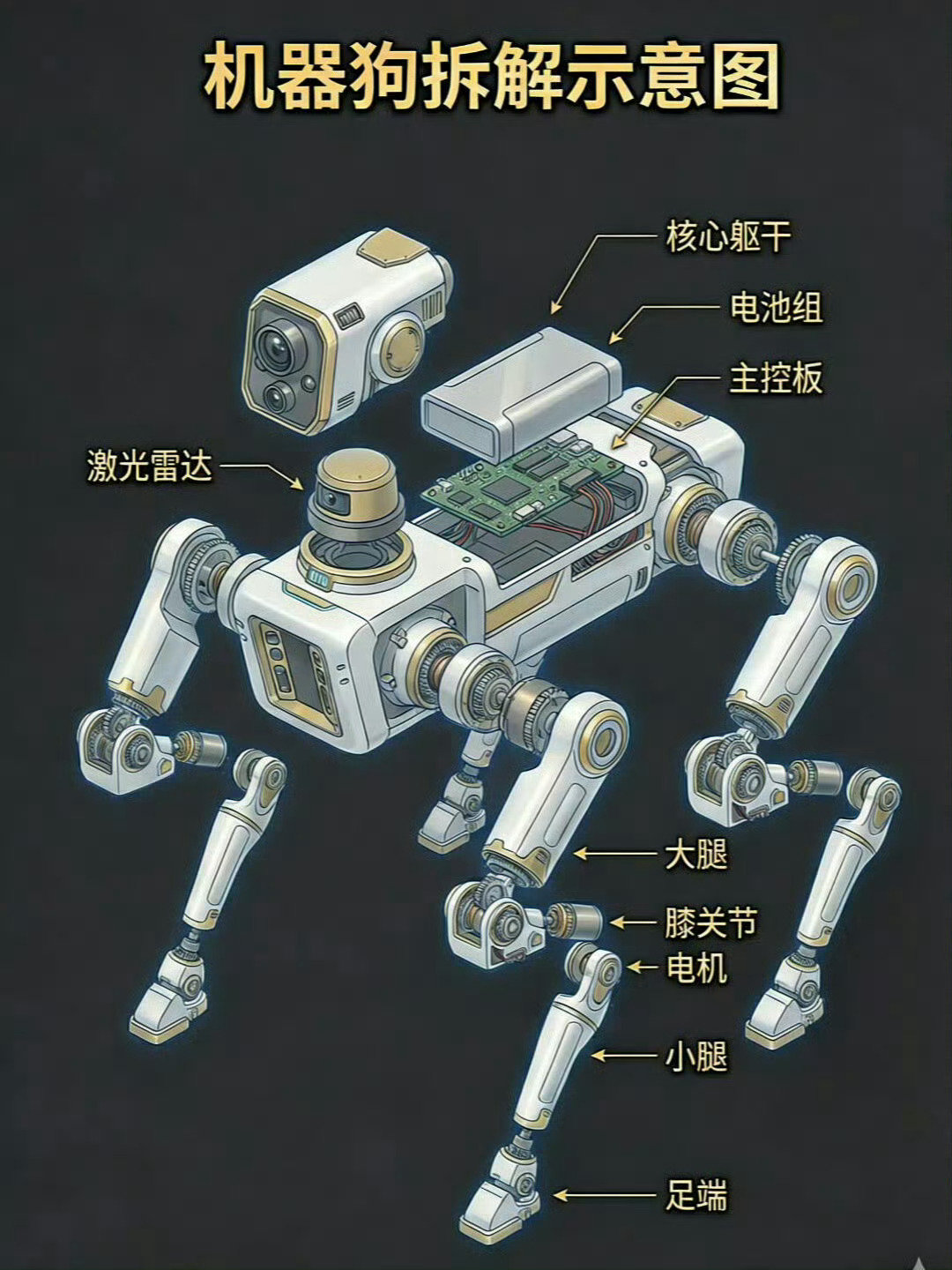 图解什么是具身智能？拆解各种具身智能，让我更简单的了解它们。#智元获机器人运动会金牌奖牌双第一##智元人形机器人夺18金16银# ​