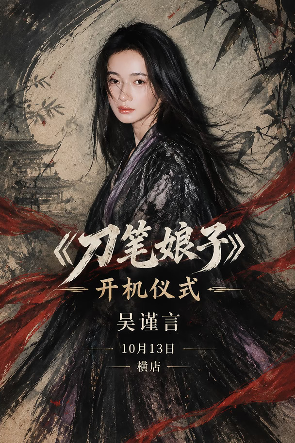 吴谨言｜《刀笔娘子》10.13横店开机仪式