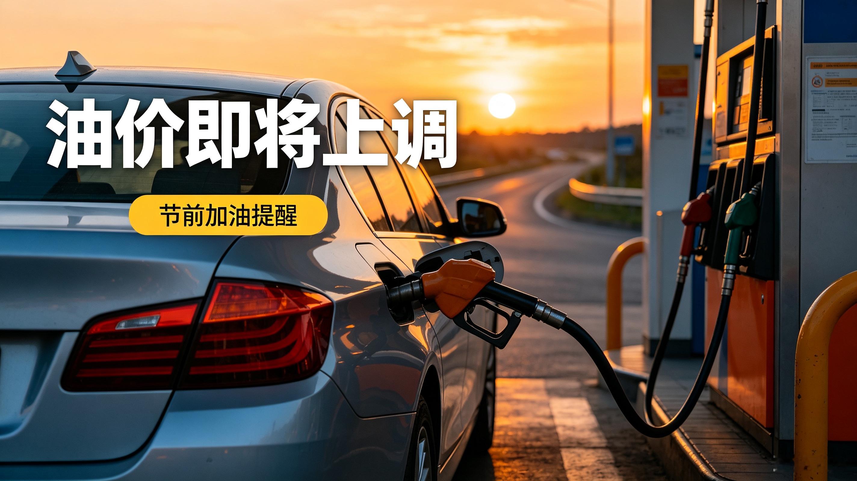 油价又要上调！节前加油务必提前，能省一点是一点
油价调整窗口很快就要开启，根据目前国际油价走势预判，本周五国内成品油大概率迎来大幅上调。

马上迎来中秋国庆双节，不少人计划自驾出门游玩。如果打算跑长途，建议尽量赶在调价之前把油箱加满。

按照预估涨幅来看，家用50升油箱，调价之后加满，会多花十几块。