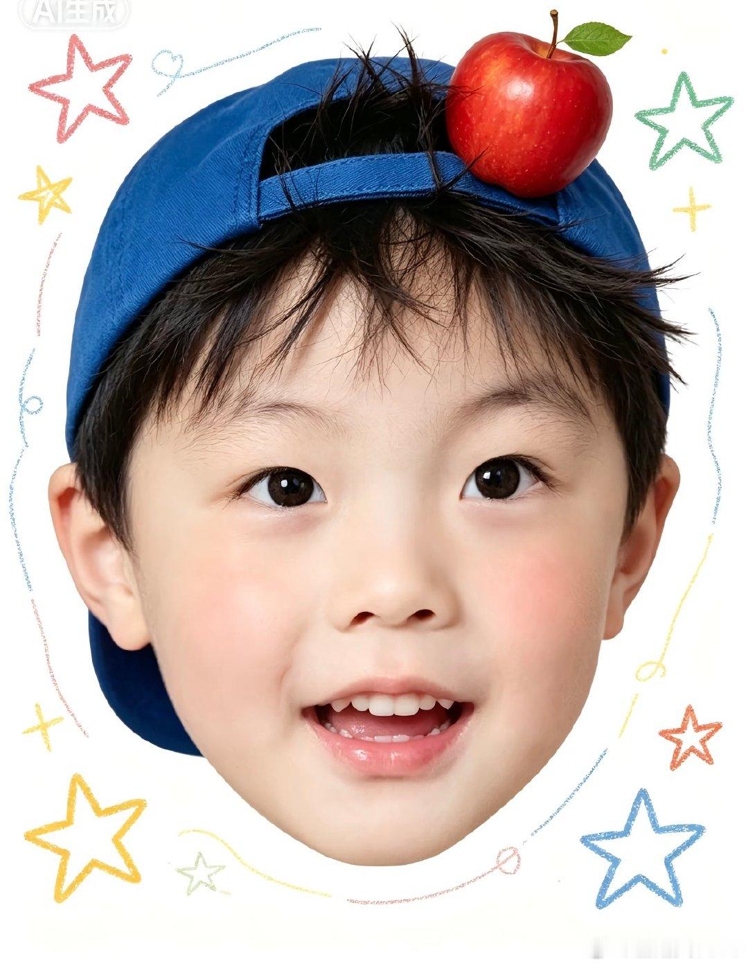 #胡明轩[超话]#小时候的你好萌​