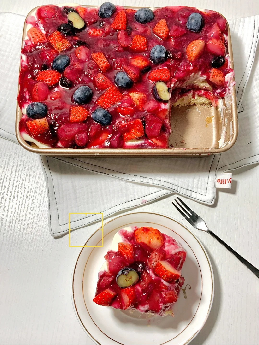 双重莓果提拉米苏｜好吃到爆啊啊啊啊🥺💗💕