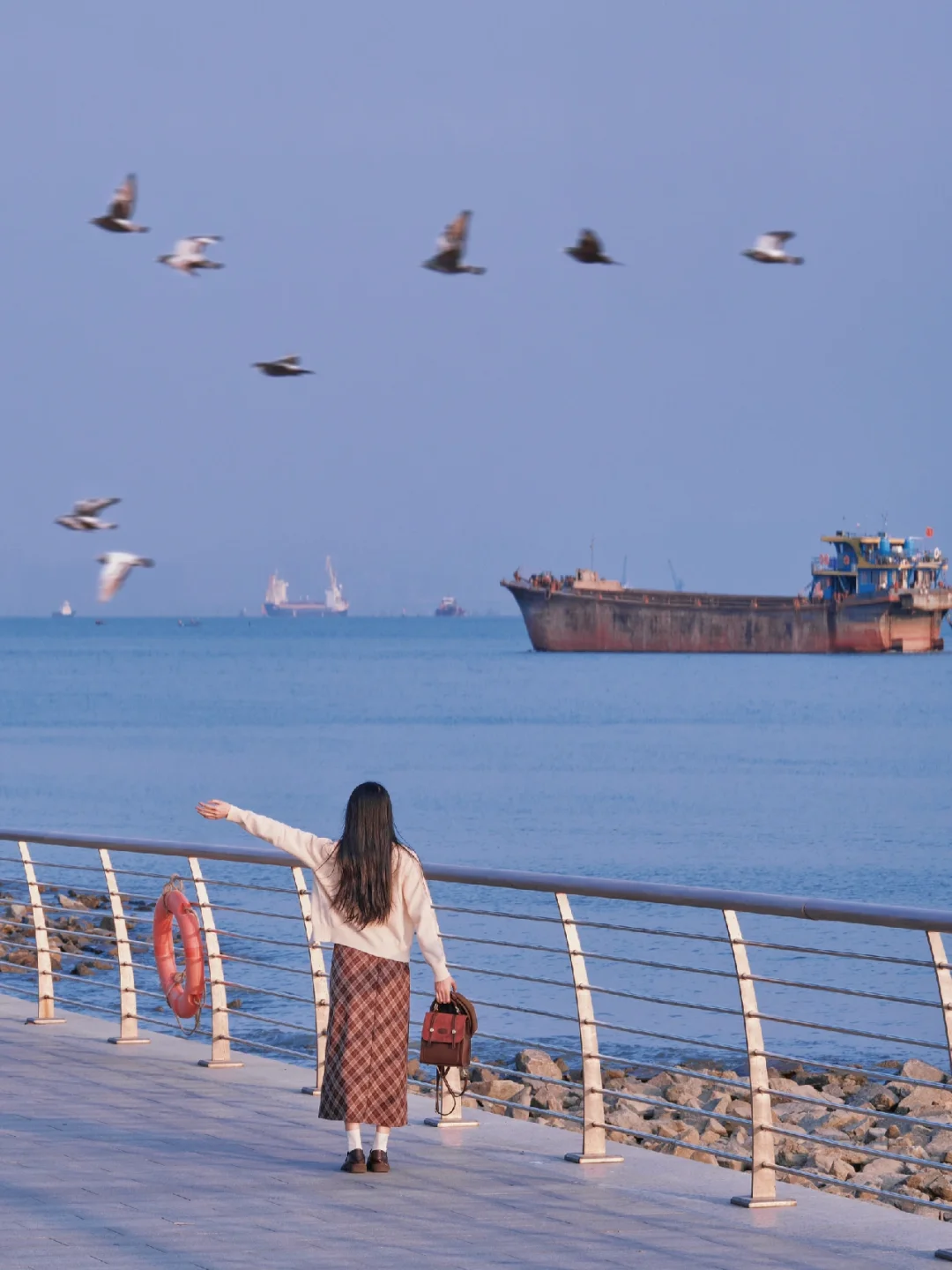 不是威海‼️广州地铁直达看海🌇还有超美夕阳