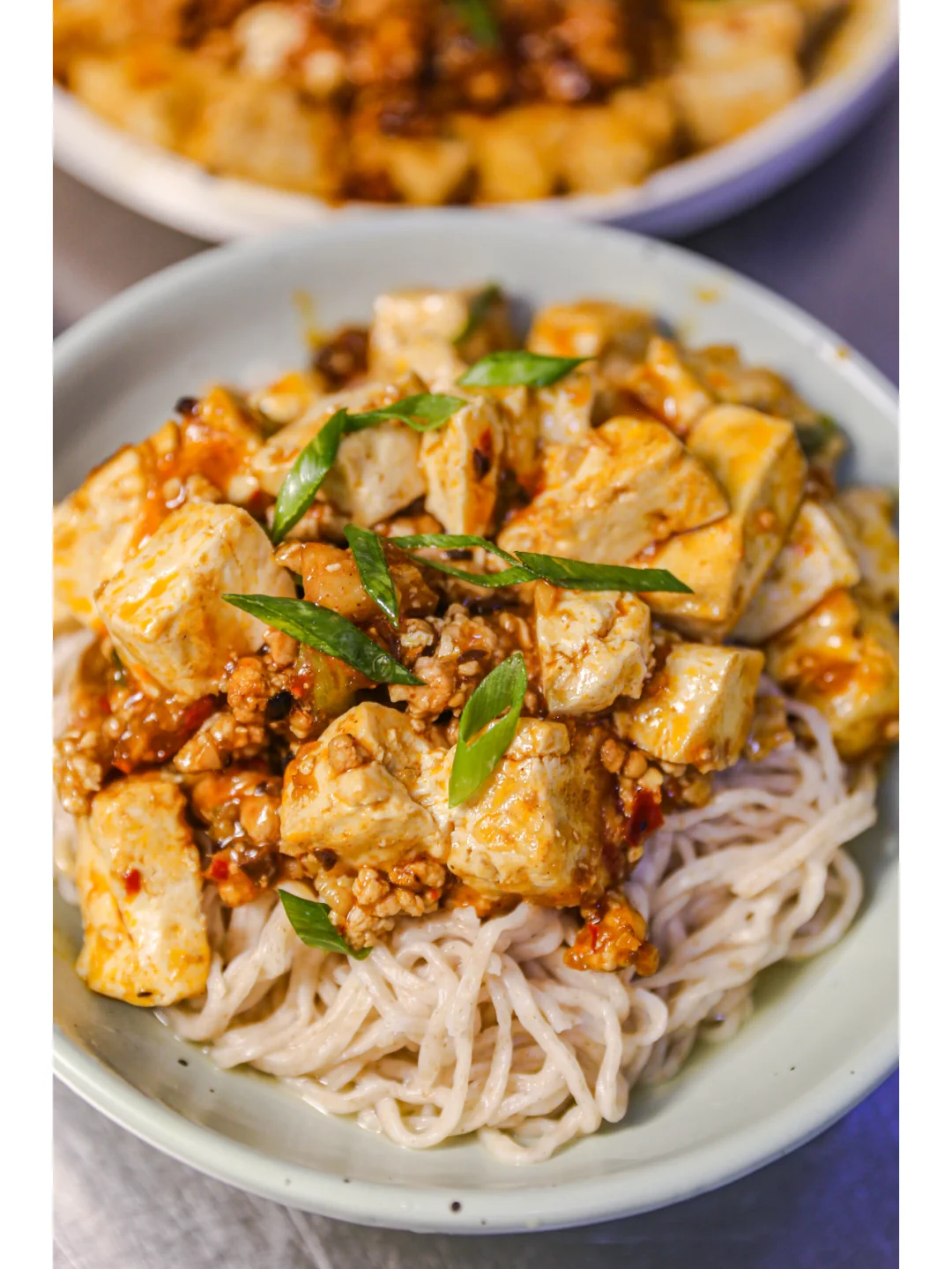 坚持做1000种面不重样（221）麻婆豆腐拌面