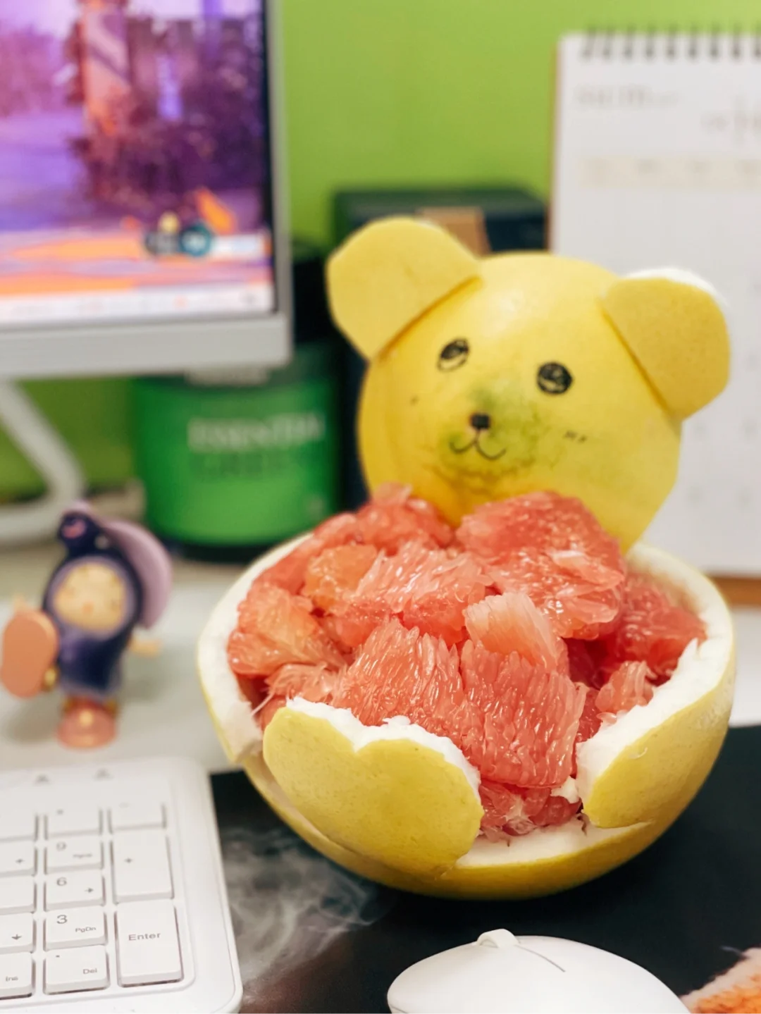 吃柚子吗？我剥好的这种