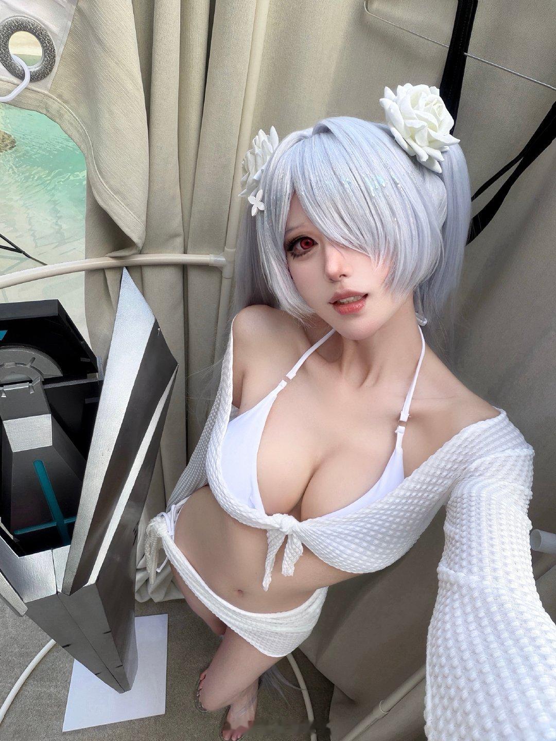 #胜利女神新的希望[超话]# 
灰姑娘：琉璃波光💎

#cosplay# ​