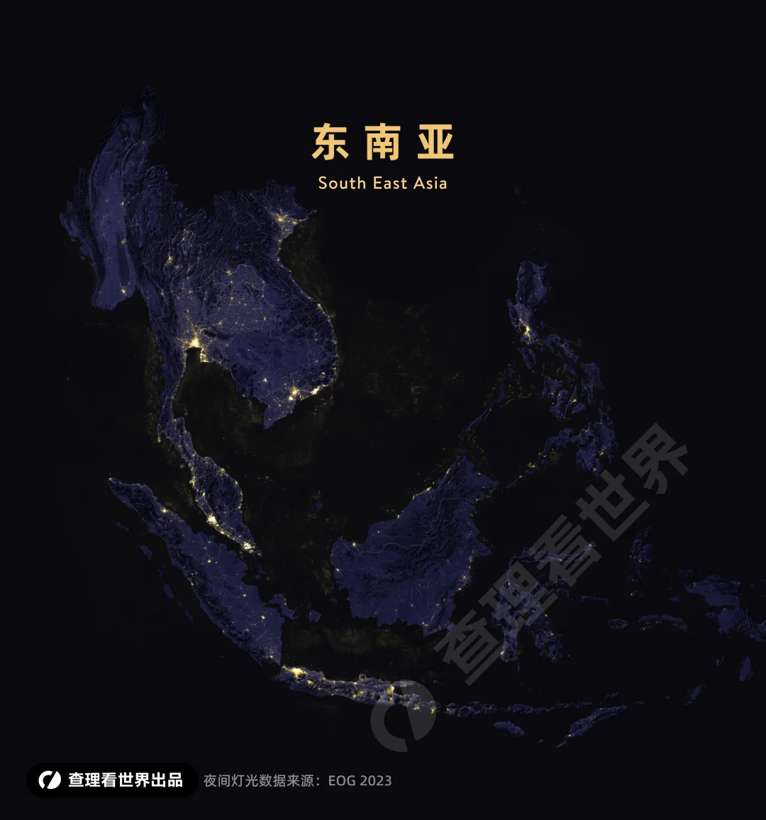 一图看清东南亚哪里更繁荣？