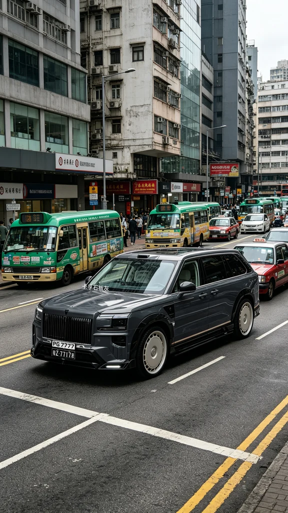 港街港车，没人说极氪9x上港牌这么帅啊