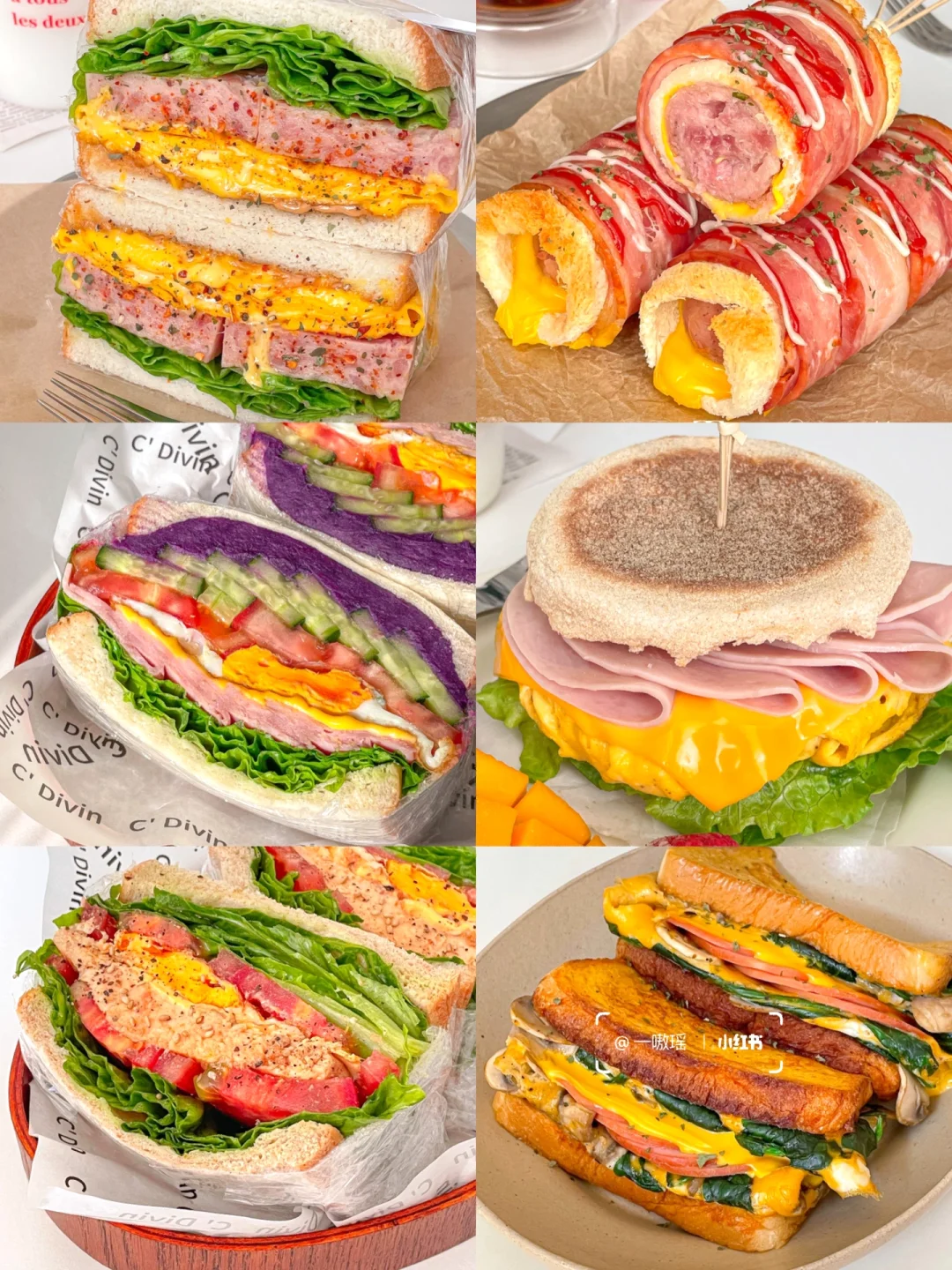 10分钟元气早餐🍽一周不重样三明治合集🥪