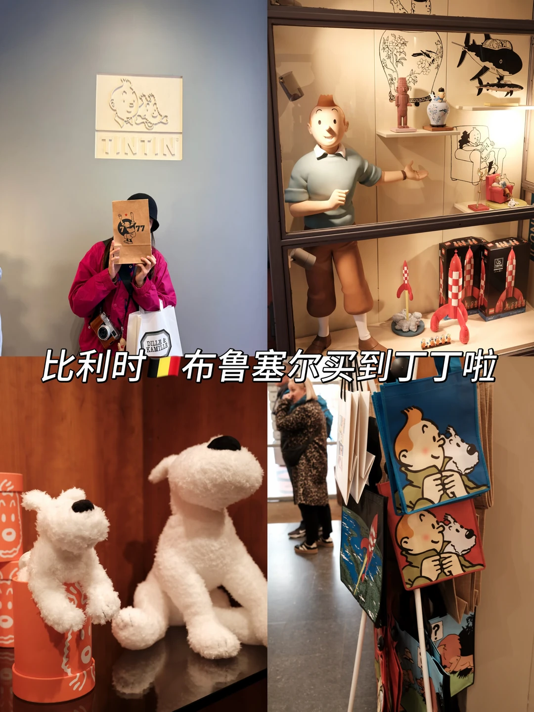 布鲁塞尔🇧🇪 终于在丁丁的故乡买到丁丁👶