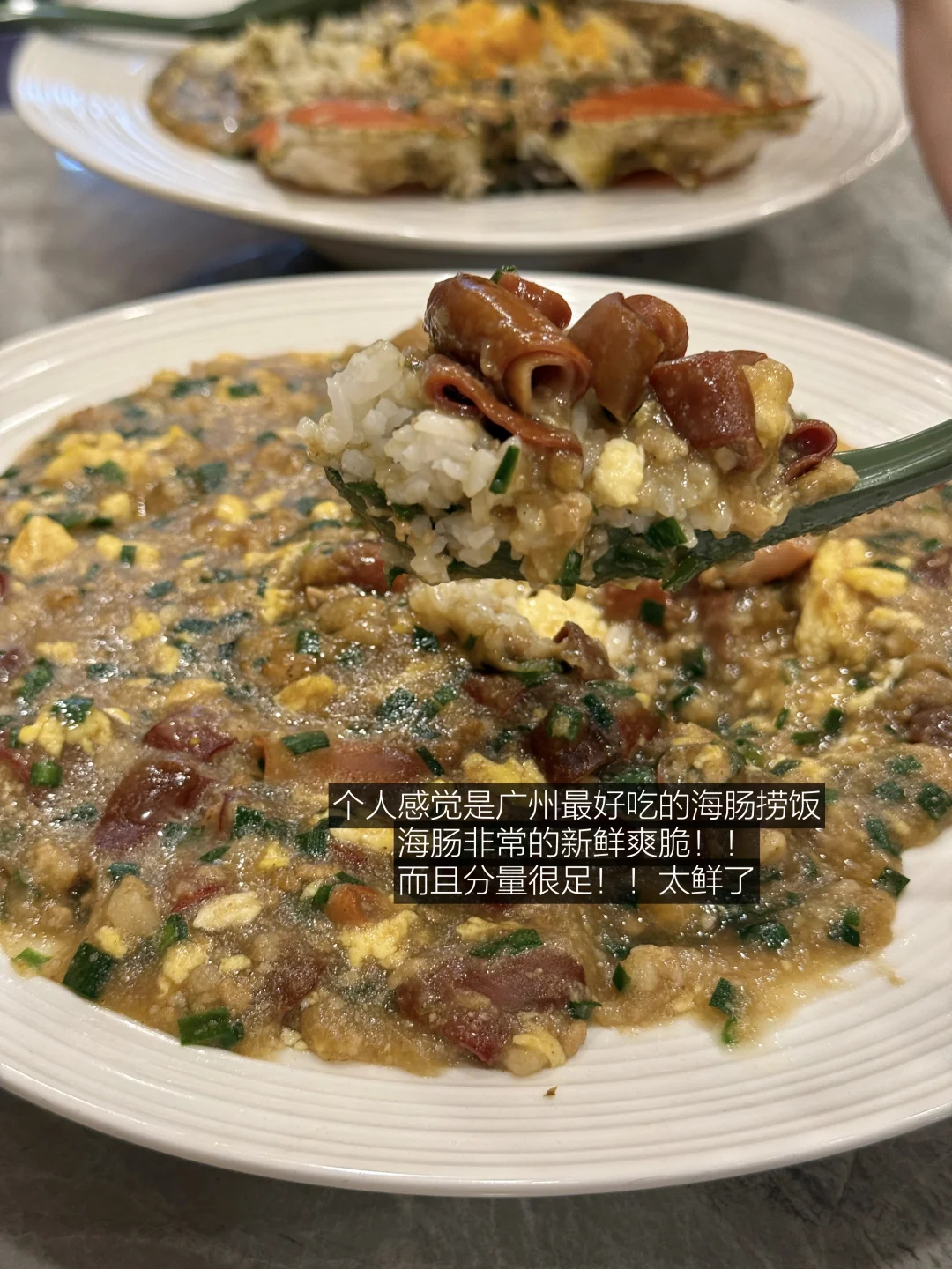 广州最好吃的海肠捞饭